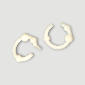 Boucles d'oreilles anneaux avec des ronds